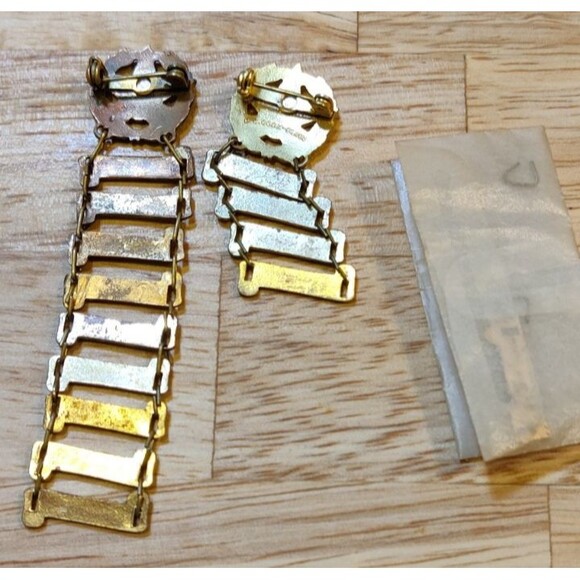 VTG METHODIST SUNDAY SCHOOL ENAMELED PIN STAR W/ CROSS & CROWN 1ST, 2ND 3RD YEAR - Picture 5 of 6